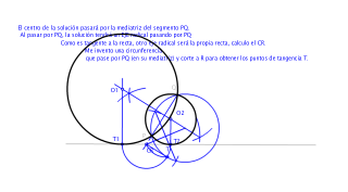 2.8 baTangente a recta y pasa por 2 puntos.