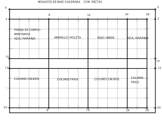 MOSAICOS BASE CUADRADA.