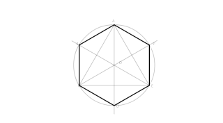 Hexágono dado el lado