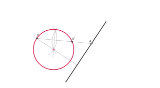 Inversa de una recta que no pasa por O (1)