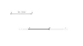 RIPORTARE UN SEGMENTO SU UNA RETTA DATA
