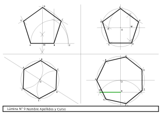 9.Construcción de polígonos regulares 2
