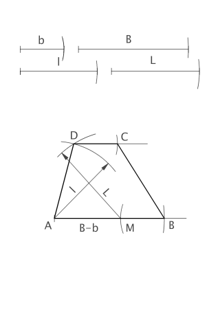 Trapecio conocidos sus cuatro lados.