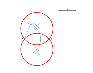 EPVA 2º ESO. LÁMINA 11. CIRCUNFERENCIAS Y TANGENCIAS. EJERCICIO 1.