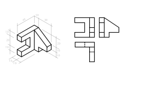 Representa en sistema dièdric