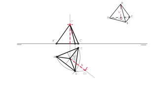 Tetraedro en proyecciones
