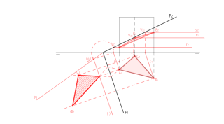 Sección PLNO OBLÍCUO-PRISMA RECTO sobre PH