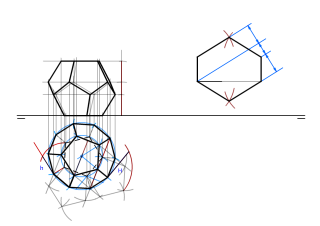 DODECAEDRO APOYADO EN UNA CARA