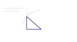 Triangle rectangle coneguda la hipotenusa i un catet (1)