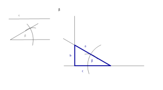 Triangle rectangle coneguts un catet i un angle (1)