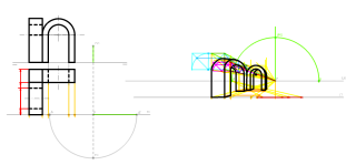 Arcos en cónica central
