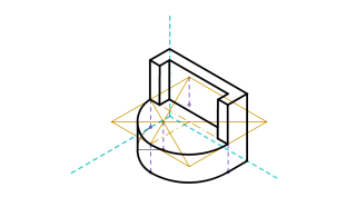 Axonometrikoa arkuarekin 2