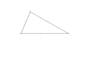 Ejercicio 1 - Hallar el baricentro del triángulo y la circunferencia circunscrita