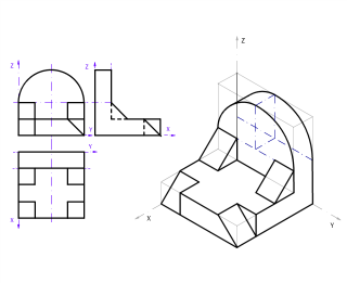control b1 axonométrico