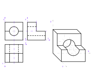 control axolometrico