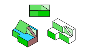 Sólidos partiendo de vista frontal