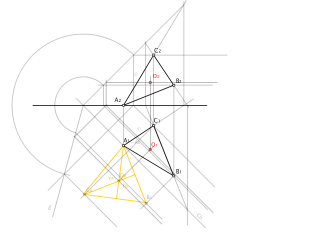 Halla el ortocentro del triángulo. OPC 1