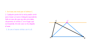Triángulo equivalente a otro.