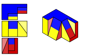 volumen a partir de tres vistas 
