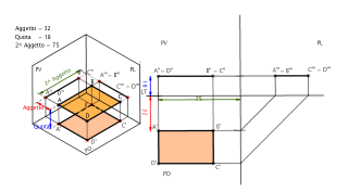 Proiezioni Ortogonali rettangolo parallelo al PO