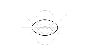 Óvalo a partir del eje menor
