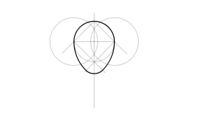 Ovoide a partir del eje menor 